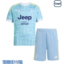Echipament fotbal Juventus Pierre Kalulu #15 Tricou Deplasare 2025-26 pentru copii maneca scurta (+ Pantaloni scurti)