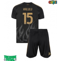 Echipament fotbal Juventus Pierre Kalulu #15 Tricou Treilea 2026-27 pentru copii maneca scurta (+ Pantaloni scurti)