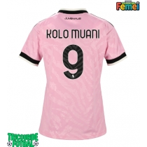 Echipament fotbal Juventus Randal Kolo Muani #9 Tricou Deplasare 2026-27 pentru femei maneca scurta
