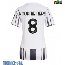 Echipament fotbal Juventus Teun Koopmeiners #8 Tricou Acasa 2025-26 pentru femei maneca scurta