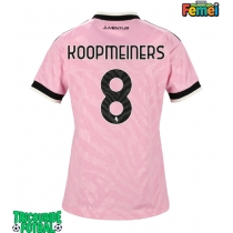 Echipament fotbal Juventus Teun Koopmeiners #8 Tricou Deplasare 2026-27 pentru femei maneca scurta