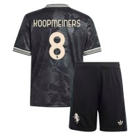 Echipament fotbal Juventus Teun Koopmeiners #8 Tricou Treilea 2025-26 pentru copii maneca scurta (+ Pantaloni scurti)