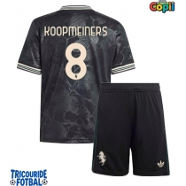 Echipament fotbal Juventus Teun Koopmeiners #8 Tricou Treilea 2025-26 pentru copii maneca scurta (+ Pantaloni scurti)