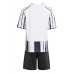Echipament fotbal Juventus Tricou Acasa 2025-26 pentru copii maneca scurta (+ Pantaloni scurti)