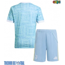 Echipament fotbal Juventus Tricou Deplasare 2025-26 pentru copii maneca scurta (+ Pantaloni scurti)