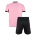 Echipament fotbal Juventus Tricou Deplasare 2026-27 pentru copii maneca scurta (+ Pantaloni scurti)