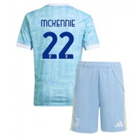 Echipament fotbal Juventus Weston McKennie #22 Tricou Deplasare 2025-26 pentru copii maneca scurta (+ Pantaloni scurti)