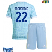 Echipament fotbal Juventus Weston McKennie #22 Tricou Deplasare 2025-26 pentru copii maneca scurta (+ Pantaloni scurti)