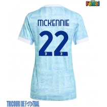Echipament fotbal Juventus Weston McKennie #22 Tricou Deplasare 2025-26 pentru femei maneca scurta