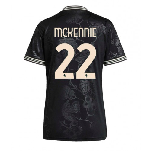 Echipament fotbal Juventus Weston McKennie #22 Tricou Treilea 2025-26 pentru femei maneca scurta Echipament fotbal Juventus Weston McKennie #22 Tricou Treilea 2025-26 pentru femei maneca scurta