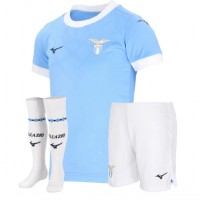 Echipament fotbal Lazio Tricou Acasa 2025-26 pentru copii maneca scurta (+ Pantaloni scurti)