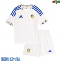 Echipament fotbal Leeds United Tricou Acasa 2025-26 pentru copii maneca scurta (+ Pantaloni scurti)