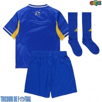 Echipament fotbal Leeds United Tricou Deplasare 2025-26 pentru copii maneca scurta (+ Pantaloni scurti)