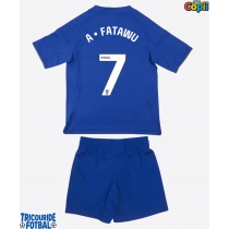 Echipament fotbal Leicester City Issahaku Fatawu #7 Tricou Acasa 2025-26 pentru copii maneca scurta (+ Pantaloni scurti)