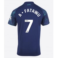 Echipament fotbal Leicester City Issahaku Fatawu #7 Tricou Deplasare 2025-26 maneca scurta Echipament fotbal Leicester City Issahaku Fatawu #7 Tricou Deplasare 2025-26 maneca scurta