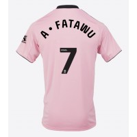 Echipament fotbal Leicester City Issahaku Fatawu #7 Tricou Treilea 2025-26 maneca scurta Echipament fotbal Leicester City Issahaku Fatawu #7 Tricou Treilea 2025-26 maneca scurta