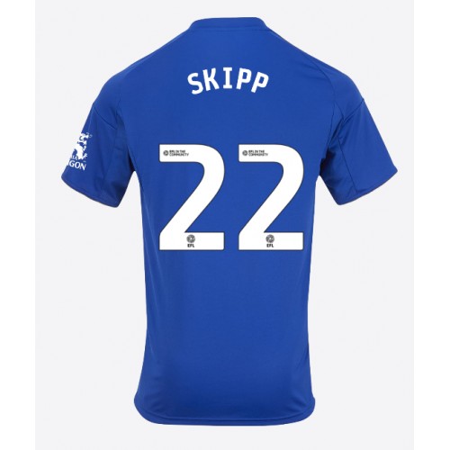 Echipament fotbal Leicester City Oliver Skipp #22 Tricou Acasa 2025-26 maneca scurta Echipament fotbal Leicester City Oliver Skipp #22 Tricou Acasa 2025-26 maneca scurta