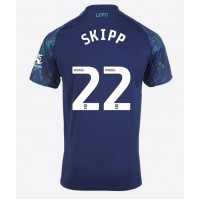 Echipament fotbal Leicester City Oliver Skipp #22 Tricou Deplasare 2025-26 maneca scurta Echipament fotbal Leicester City Oliver Skipp #22 Tricou Deplasare 2025-26 maneca scurta