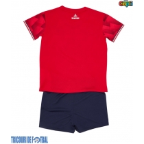Echipament fotbal Lille OSC Tricou Acasa 2025-26 pentru copii maneca scurta (+ Pantaloni scurti)