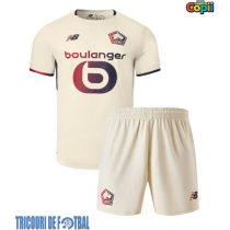 Echipament fotbal Lille OSC Tricou Deplasare 2025-26 pentru copii maneca scurta (+ Pantaloni scurti)