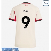 Echipament fotbal Liverpool Alexander Isak #9 Tricou Deplasare 2025-26 pentru femei maneca scurta