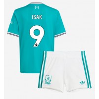 Echipament fotbal Liverpool Alexander Isak #9 Tricou Treilea 2025-26 pentru copii maneca scurta (+ Pantaloni scurti)