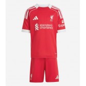 Echipament fotbal Liverpool Alexis Mac Allister #10 Tricou Acasa 2025-26 pentru copii maneca scurta (+ Pantaloni scurti)