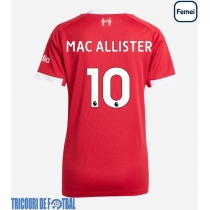 Echipament fotbal Liverpool Alexis Mac Allister #10 Tricou Acasa 2025-26 pentru femei maneca scurta