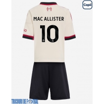 Echipament fotbal Liverpool Alexis Mac Allister #10 Tricou Deplasare 2025-26 pentru copii maneca scurta (+ Pantaloni scurti)