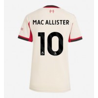Echipament fotbal Liverpool Alexis Mac Allister #10 Tricou Deplasare 2025-26 pentru femei maneca scurta
