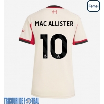 Echipament fotbal Liverpool Alexis Mac Allister #10 Tricou Deplasare 2025-26 pentru femei maneca scurta
