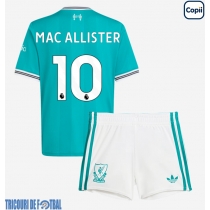Echipament fotbal Liverpool Alexis Mac Allister #10 Tricou Treilea 2025-26 pentru copii maneca scurta (+ Pantaloni scurti)