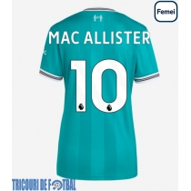 Echipament fotbal Liverpool Alexis Mac Allister #10 Tricou Treilea 2025-26 pentru femei maneca scurta