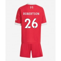 Echipament fotbal Liverpool Andrew Robertson #26 Tricou Acasa 2025-26 pentru copii maneca scurta (+ Pantaloni scurti)