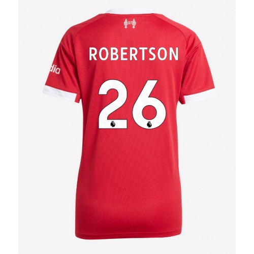 Echipament fotbal Liverpool Andrew Robertson #26 Tricou Acasa 2025-26 pentru femei maneca scurta Echipament fotbal Liverpool Andrew Robertson #26 Tricou Acasa 2025-26 pentru femei maneca scurta