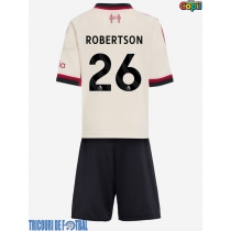 Echipament fotbal Liverpool Andrew Robertson #26 Tricou Deplasare 2025-26 pentru copii maneca scurta (+ Pantaloni scurti)