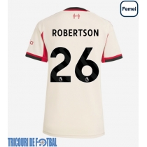 Echipament fotbal Liverpool Andrew Robertson #26 Tricou Deplasare 2025-26 pentru femei maneca scurta