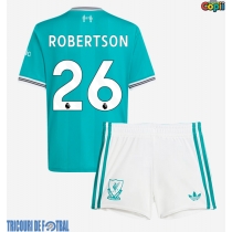 Echipament fotbal Liverpool Andrew Robertson #26 Tricou Treilea 2025-26 pentru copii maneca scurta (+ Pantaloni scurti)