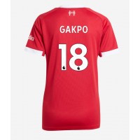 Echipament fotbal Liverpool Cody Gakpo #18 Tricou Acasa 2025-26 pentru femei maneca scurta