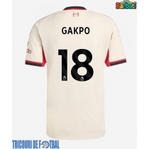 Echipament fotbal Liverpool Cody Gakpo #18 Tricou Deplasare 2025-26 maneca scurta