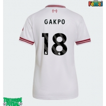 Echipament fotbal Liverpool Cody Gakpo #18 Tricou Deplasare 2026-27 pentru femei maneca scurta