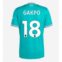 Echipament fotbal Liverpool Cody Gakpo #18 Tricou Treilea 2025-26 maneca scurta