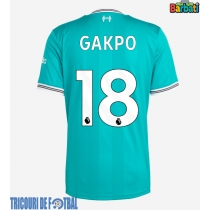 Echipament fotbal Liverpool Cody Gakpo #18 Tricou Treilea 2025-26 maneca scurta