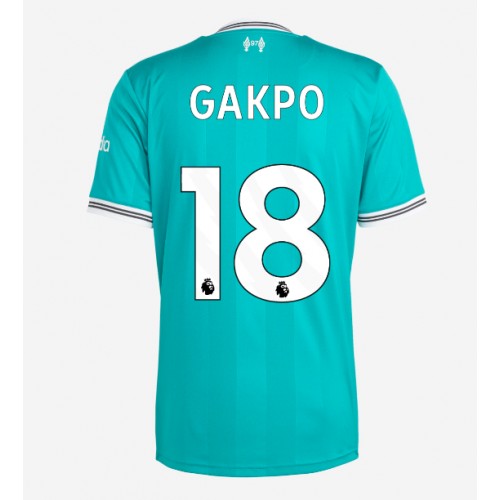 Echipament fotbal Liverpool Cody Gakpo #18 Tricou Treilea 2025-26 maneca scurta Echipament fotbal Liverpool Cody Gakpo #18 Tricou Treilea 2025-26 maneca scurta