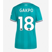 Echipament fotbal Liverpool Cody Gakpo #18 Tricou Treilea 2025-26 pentru femei maneca scurta