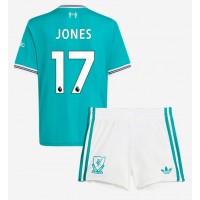 Echipament fotbal Liverpool Curtis Jones #17 Tricou Treilea 2025-26 pentru copii maneca scurta (+ Pantaloni scurti)