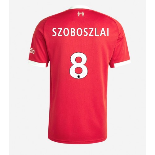 Echipament fotbal Liverpool Dominik Szoboszlai #8 Tricou Acasa 2025-26 maneca scurta Echipament fotbal Liverpool Dominik Szoboszlai #8 Tricou Acasa 2025-26 maneca scurta