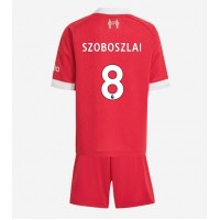 Echipament fotbal Liverpool Dominik Szoboszlai #8 Tricou Acasa 2025-26 pentru copii maneca scurta (+ Pantaloni scurti)