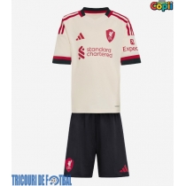 Echipament fotbal Liverpool Dominik Szoboszlai #8 Tricou Deplasare 2025-26 pentru copii maneca scurta (+ Pantaloni scurti)