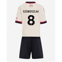 Echipament fotbal Liverpool Dominik Szoboszlai #8 Tricou Deplasare 2025-26 pentru copii maneca scurta (+ Pantaloni scurti)